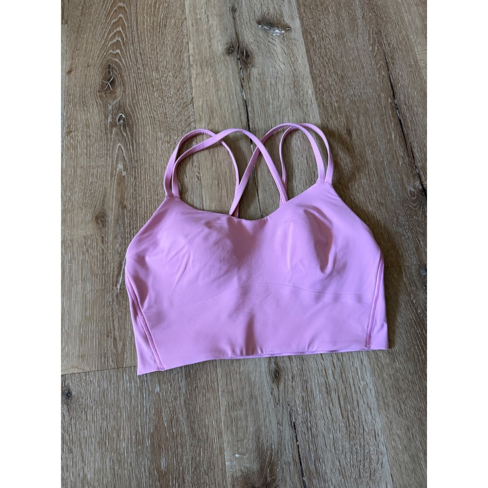 Lululemon Pink Yoga Sports‎ Bra Size 4